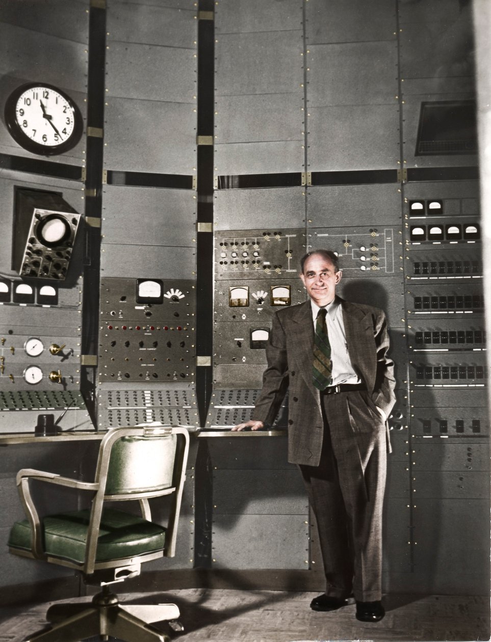 Enrico Fermi, físico nuclear americano nascido na Itália, c1942 de Unbekannt