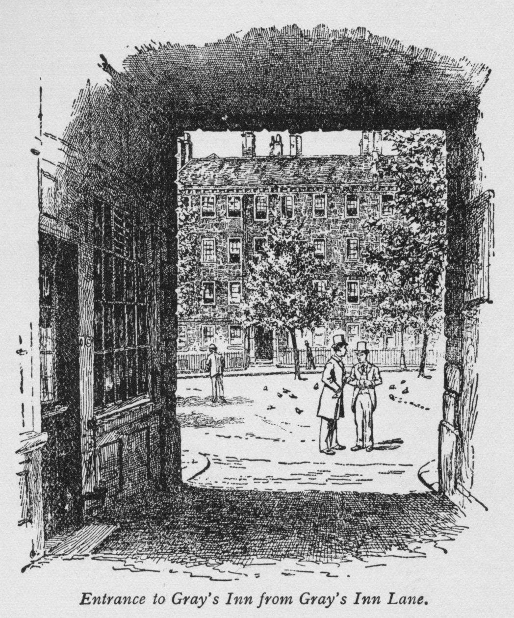 Entrada para o Grays Inn de Grays Inn Lane, c1918 de Unbekannt