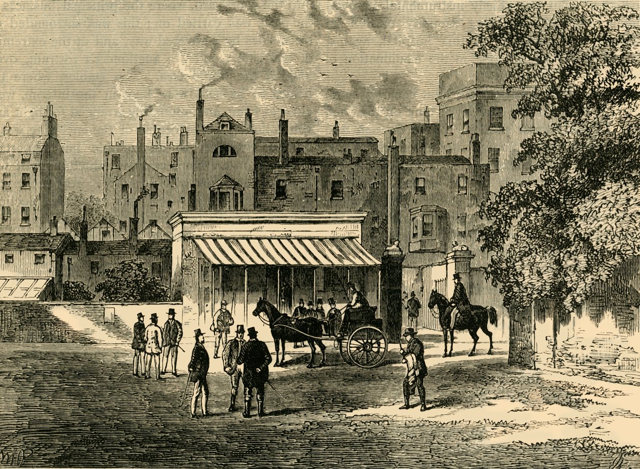 Entrada para Old Tattersalls., C1876. de Unbekannt