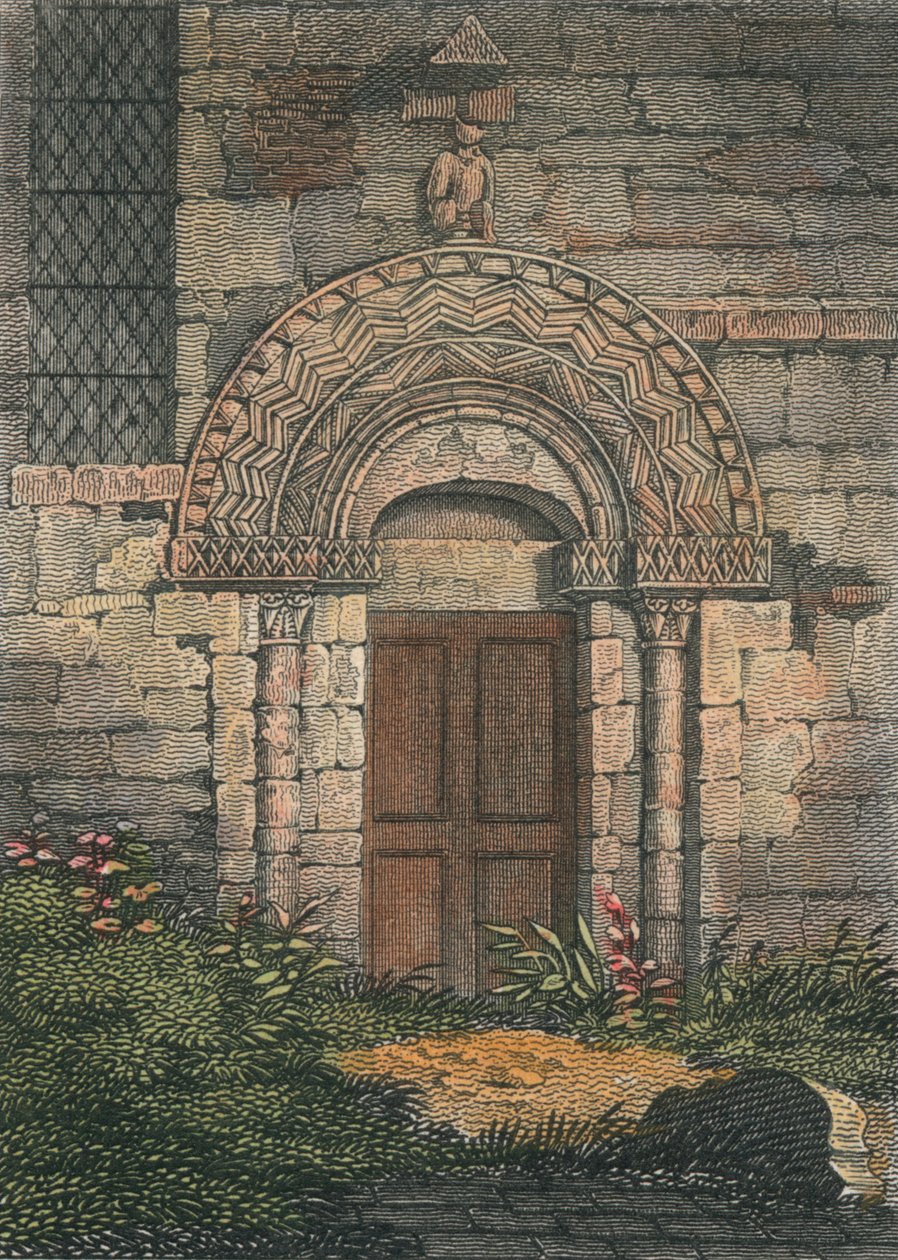 Entrada para a Igreja de Patricksbourne, 1817. de Unbekannt