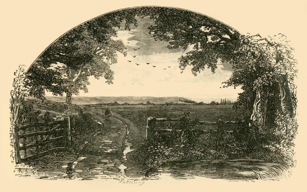Entrada para Sedgemoor de Chedzoy, 1898. de Unbekannt