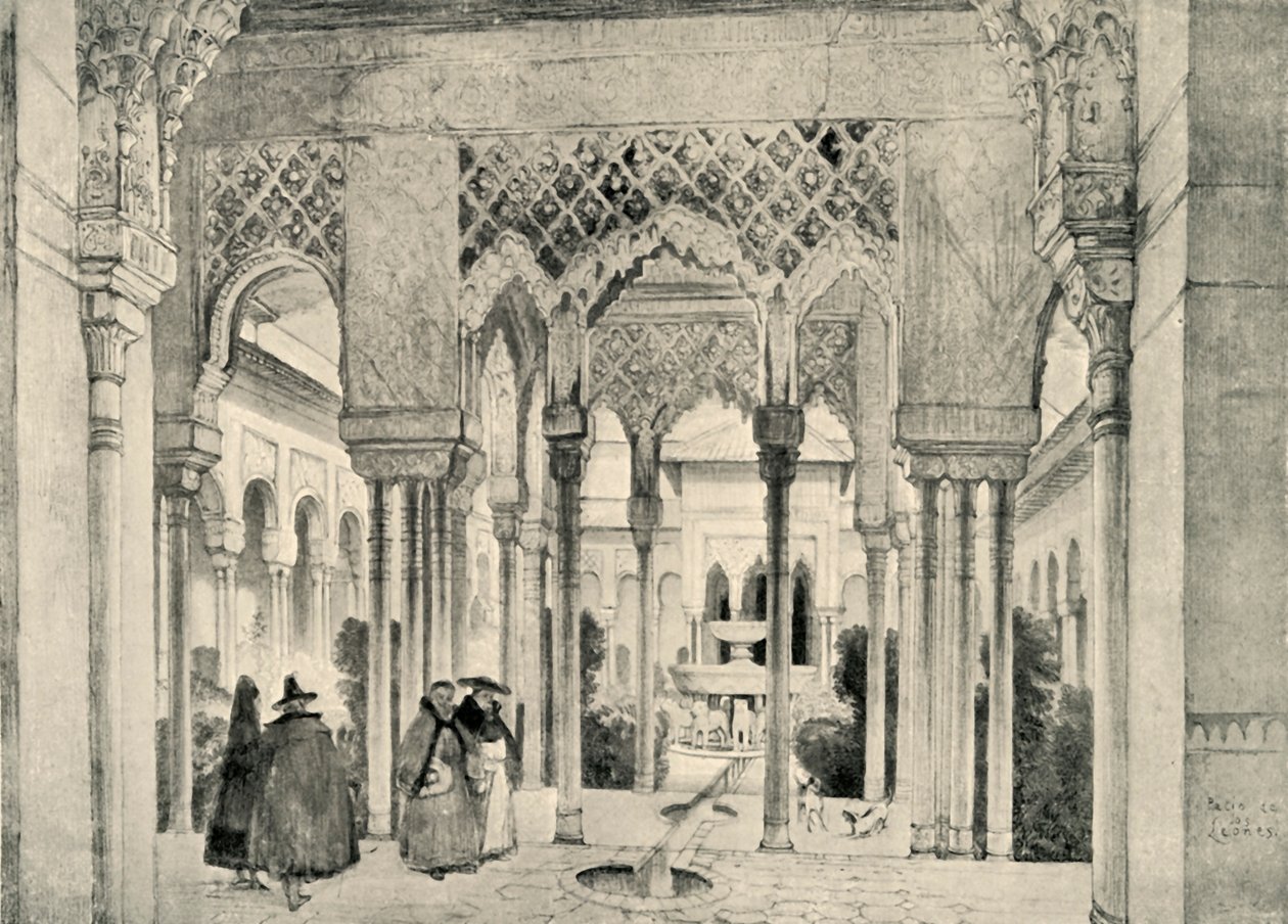 Entrada na Corte dos Leões, c1830, 1907. de Unbekannt