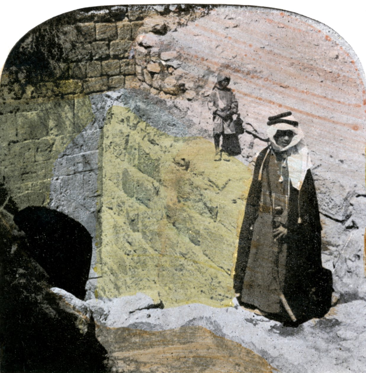 Entrada da Fonte das Virgens, Jerusalém, Israel, final do século XIX de Unbekannt