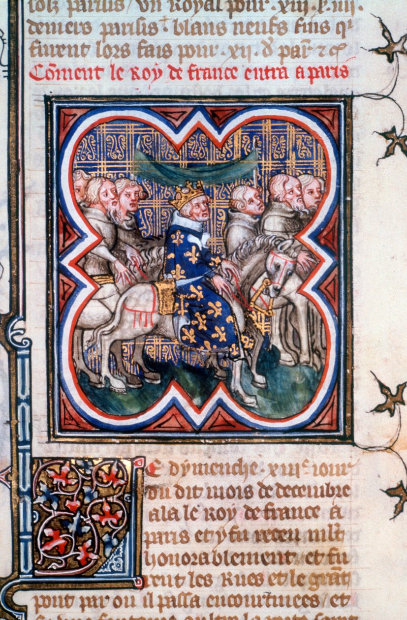 Entrada de João II em Paris, 1360 de julho de 1375-1379 de Unbekannt