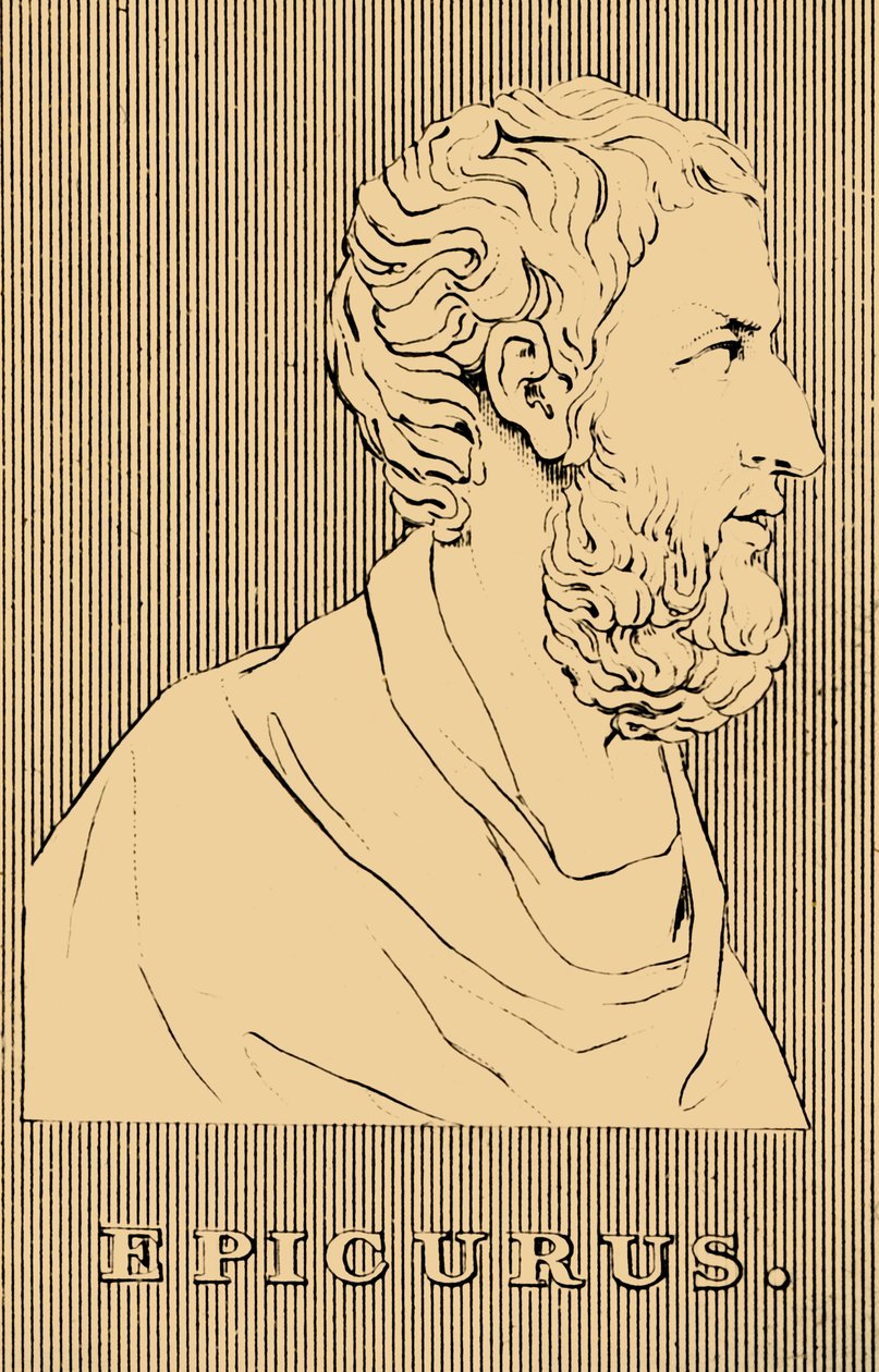 Epicuro, 341-270 aC, 1830. de Unbekannt