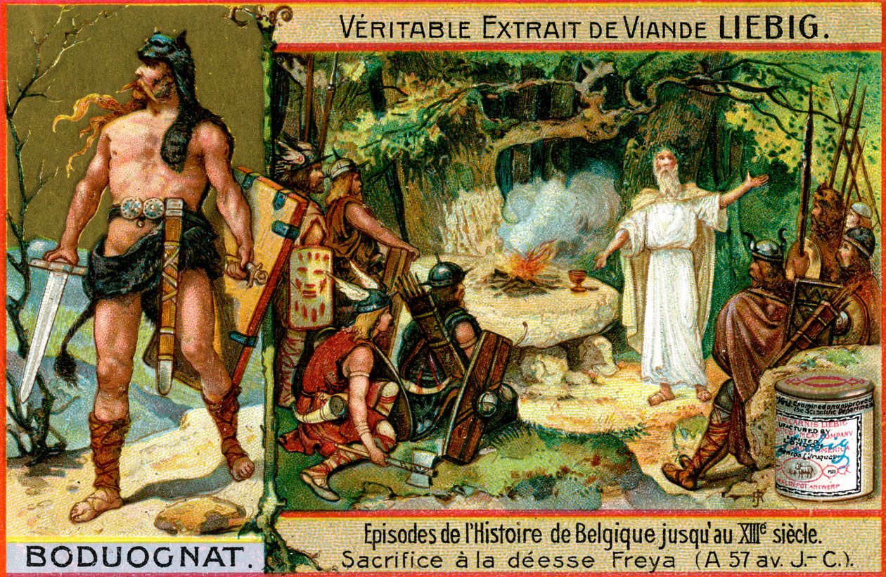 Episódios da história da Bélgica até o século XIII: Boduognatus, c1900 de Unbekannt