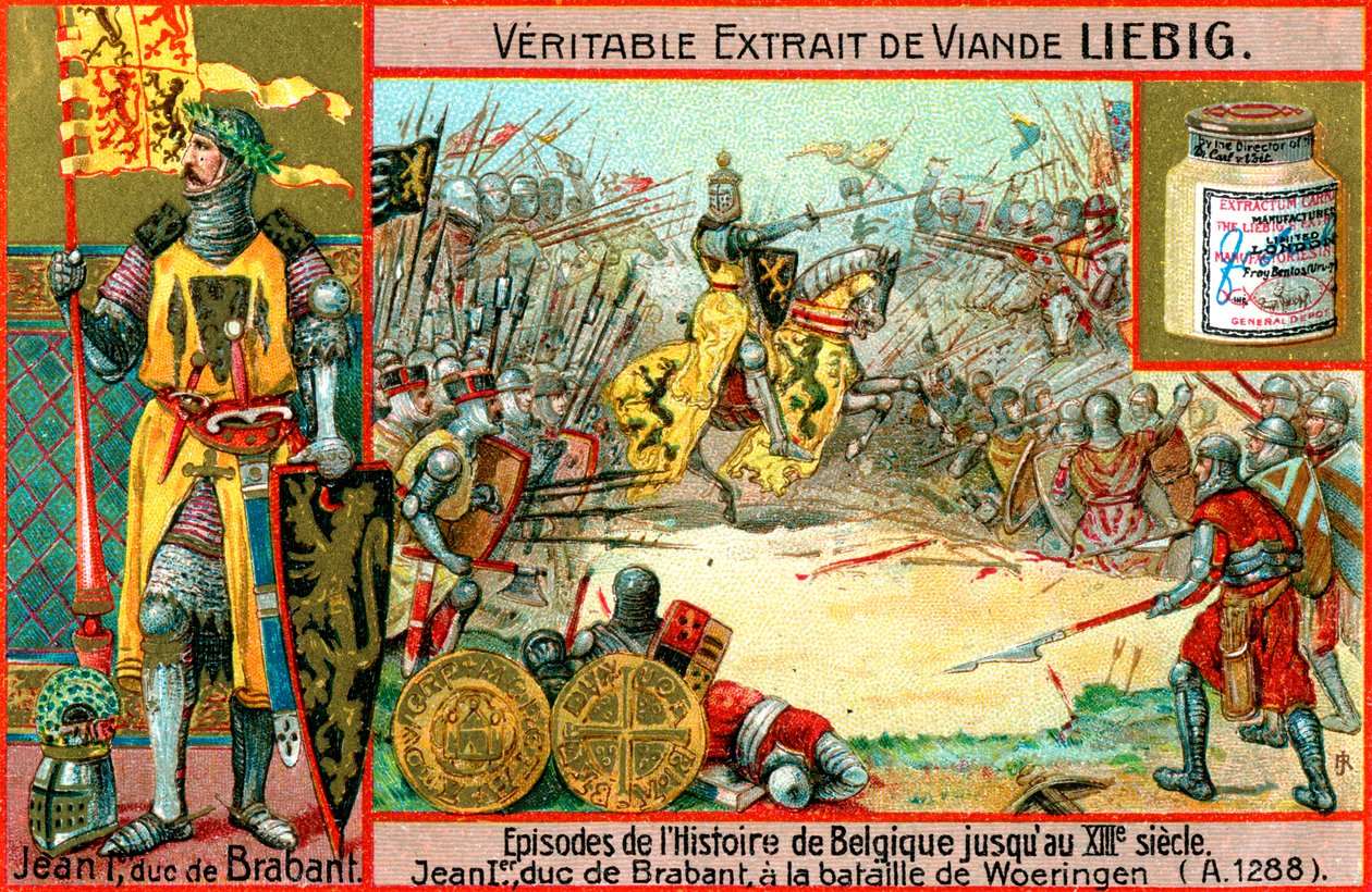 Episódios da história da Bélgica até o século XIII: João I de Brabante, c1900 de Unbekannt
