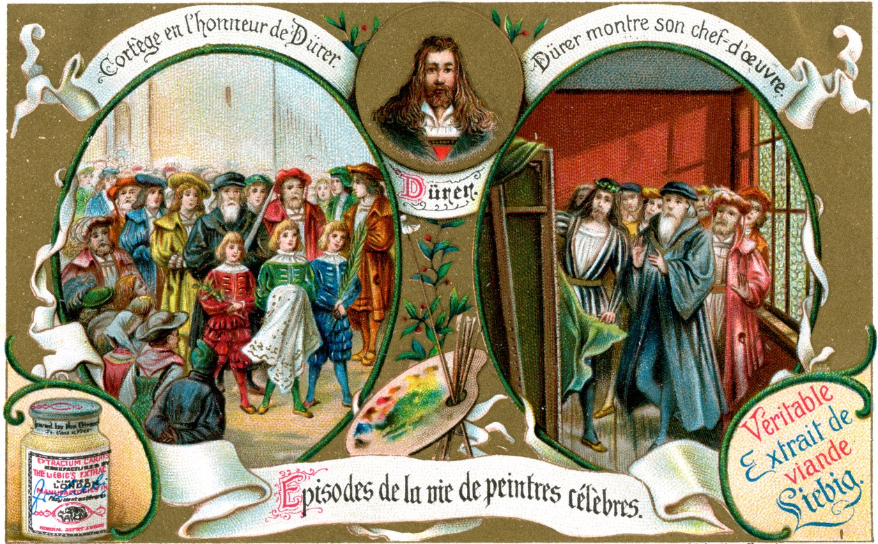 Episódios da vida de pintores famosos: Durer, c1900 de Unbekannt