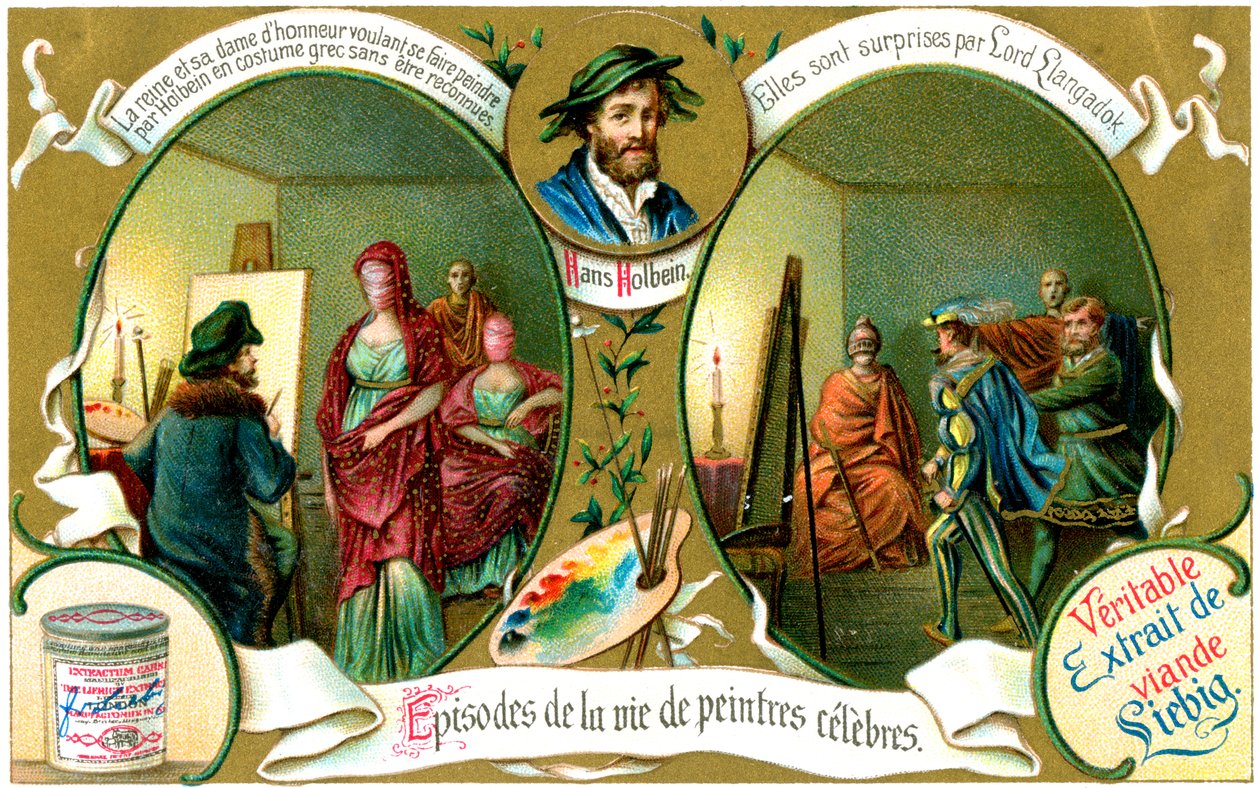 Episódios da vida de pintores famosos: Hans Holbein, c1900 de Unbekannt