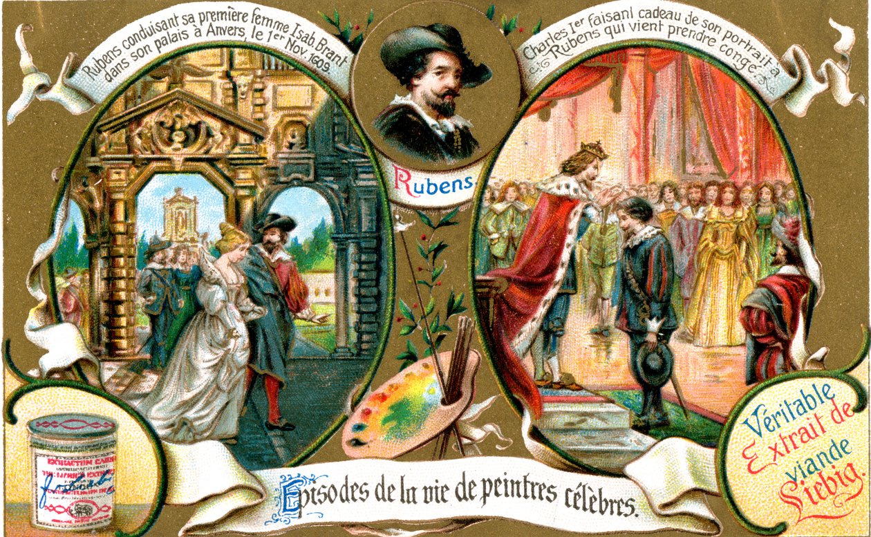 Episódios da vida de pintores famosos: Rubens, c1900 de Unbekannt