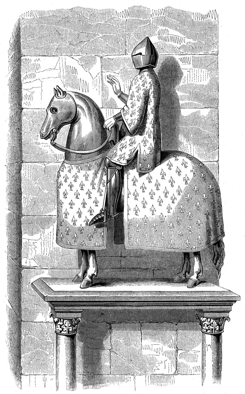 Estátua equestre do rei Filipe le Bel, 1575 1849 de Unbekannt