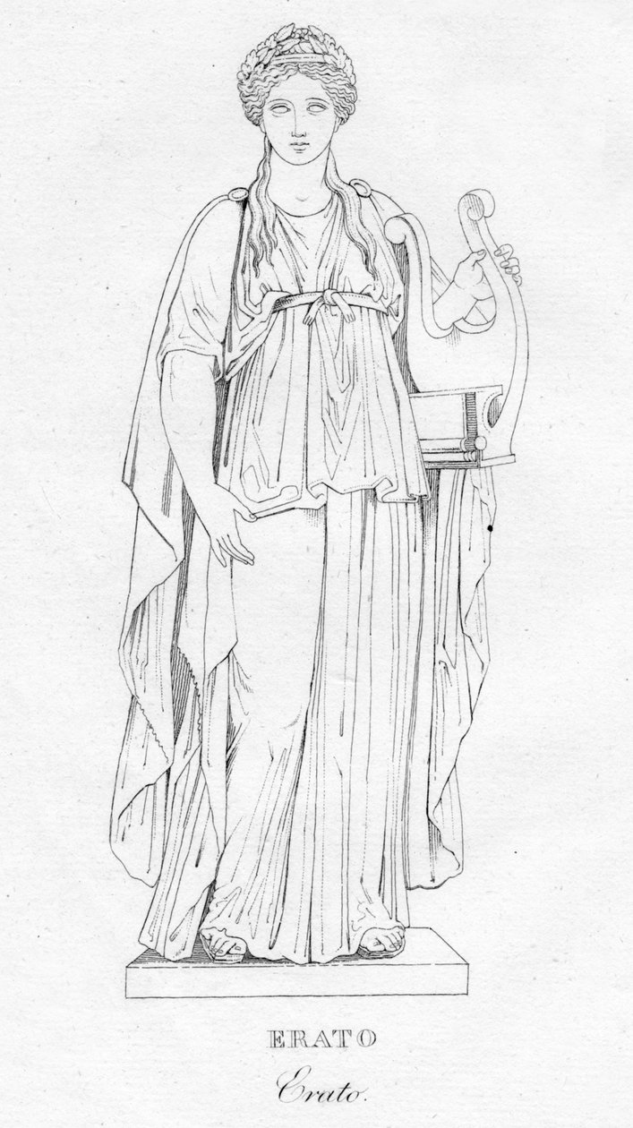 Erato, c1850 de Unbekannt