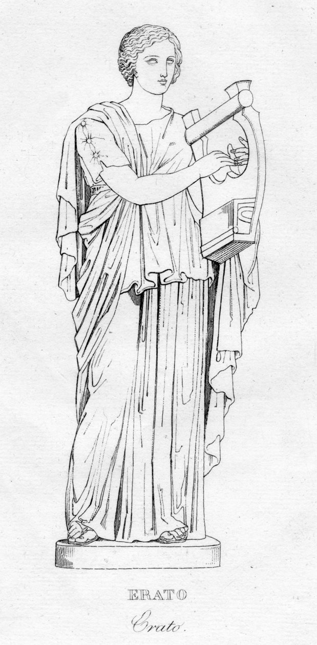 Erato, c1850 de Unbekannt