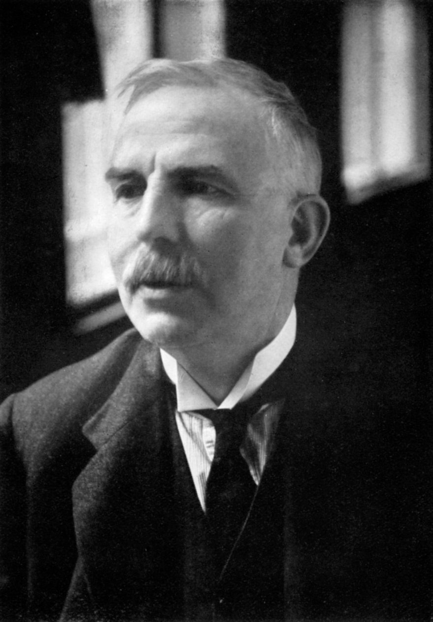 Ernest Rutherford 1871-1937, físico atômico premiado com o Nobel, c1908 de Unbekannt