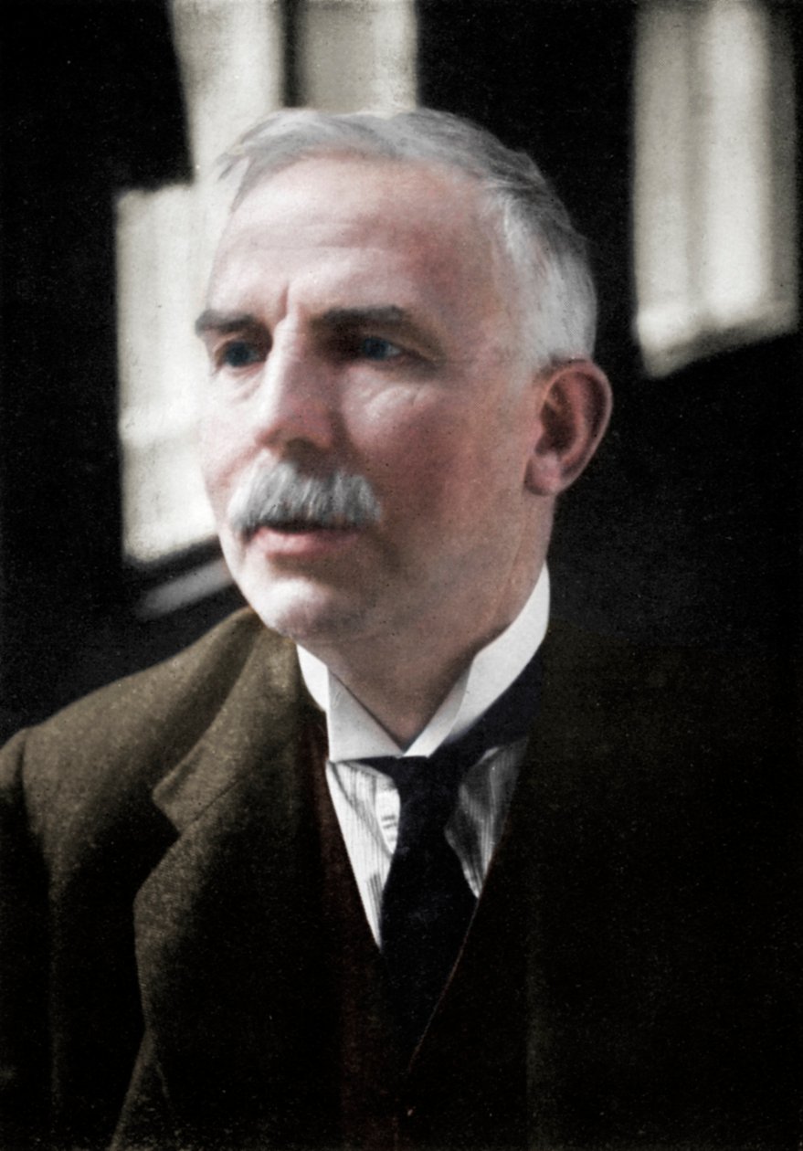 Ernest Rutherford 1871-1937, físico atômico premiado com o Nobel, c1908. de Unbekannt