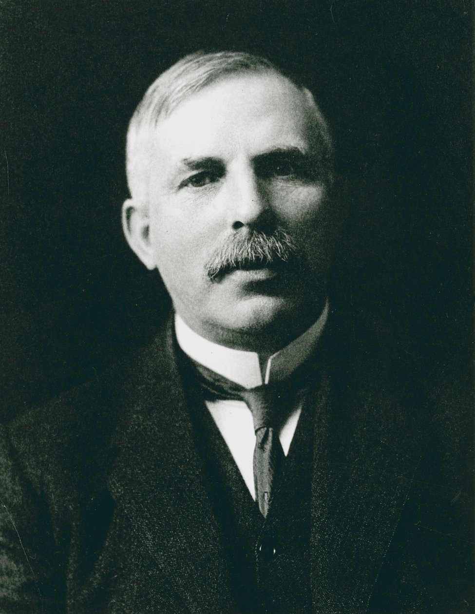 Ernest Rutherford 1871-1937, físico atômico premiado com o Nobel, c1908 de Unbekannt