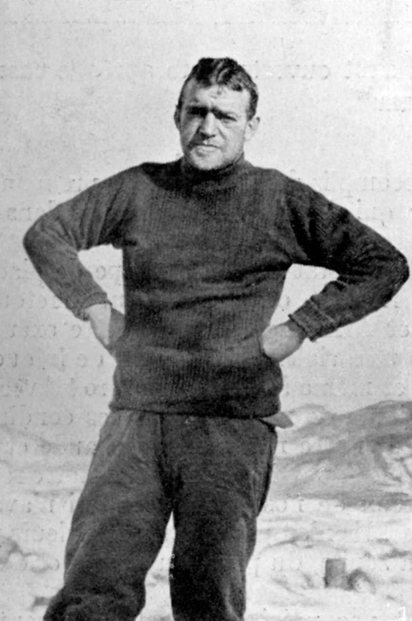 Ernest Shackleton, explorador britânico, Antártica, 1909 de Unbekannt