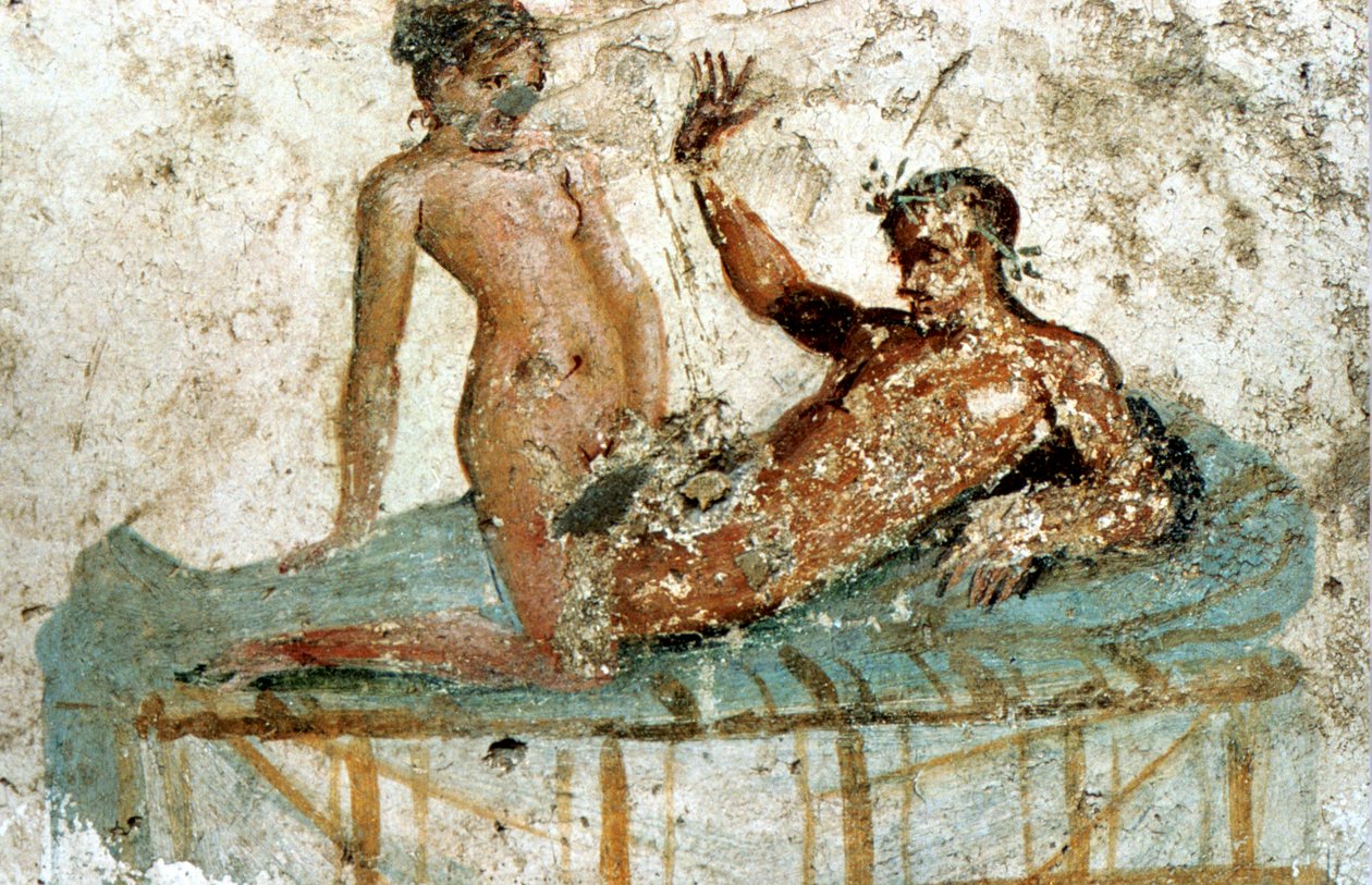 Mural erótico, Pompéia, Itália de Unbekannt