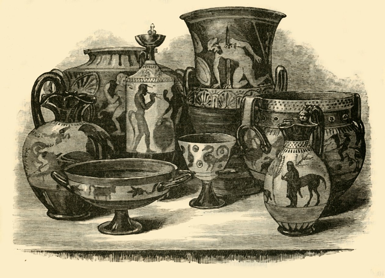 Vasos etruscos, 1890. de Unbekannt