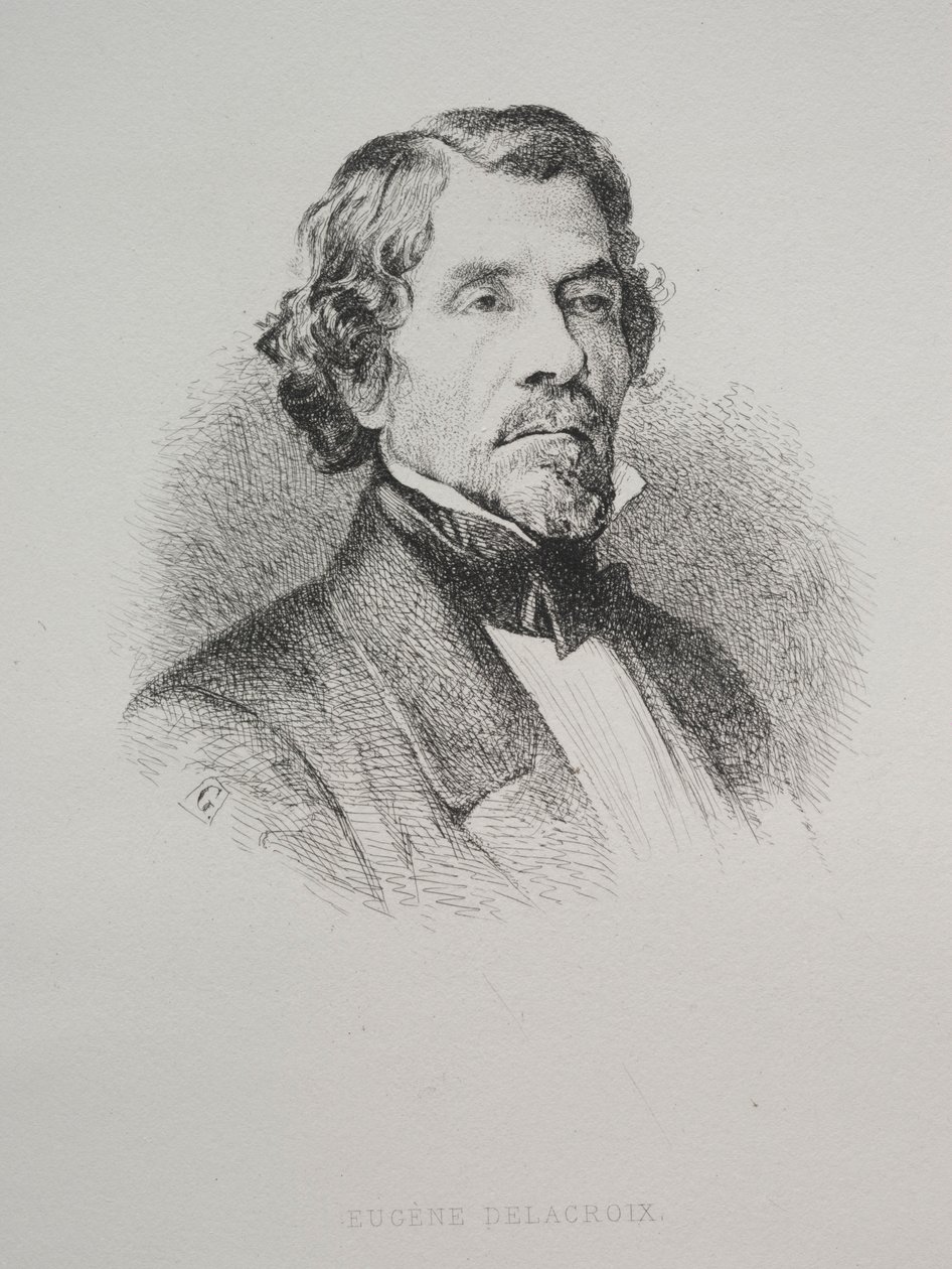 Eugène Delacroix, 1800. de Unbekannt