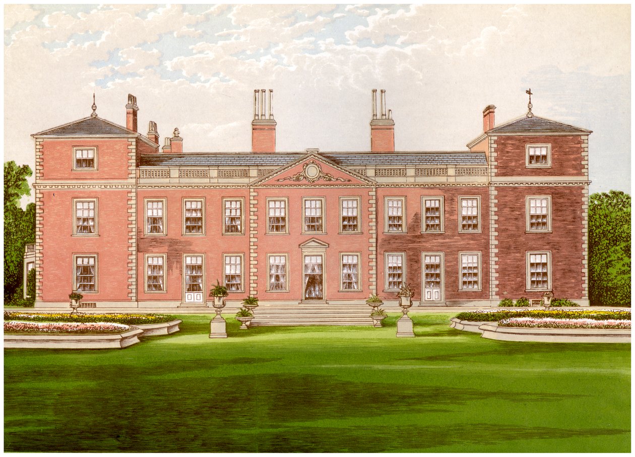 Euston Hall, Suffolk, casa do duque de Grafton, 1880 de Unbekannt