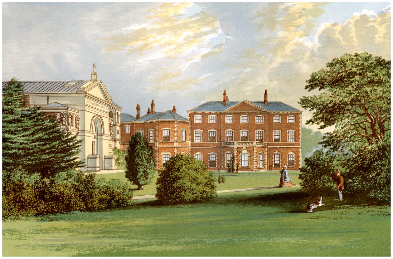 Everingham Park, Yorkshire, casa de Lord Herries, c1880 de Unbekannt