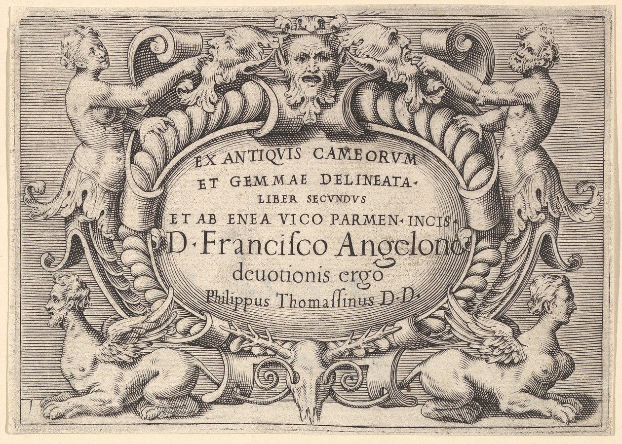 Ex gemas e camafeus de Enea Vic ... Secunduset Delineata livro, publicado ca. 1599-1622. de Unbekannt