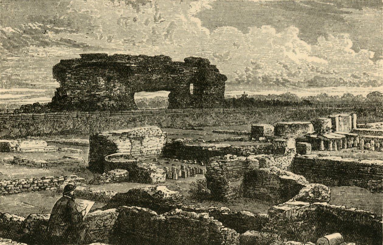Escavações em Uriconium, 1898. de Unbekannt