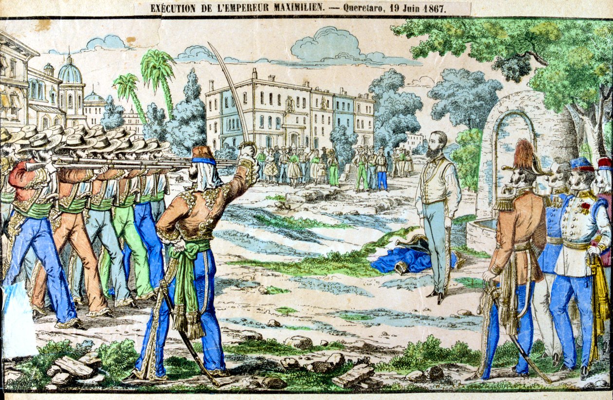 Execução de Maximiliano, Imperador do México, 19 de junho de 1867 de Unbekannt