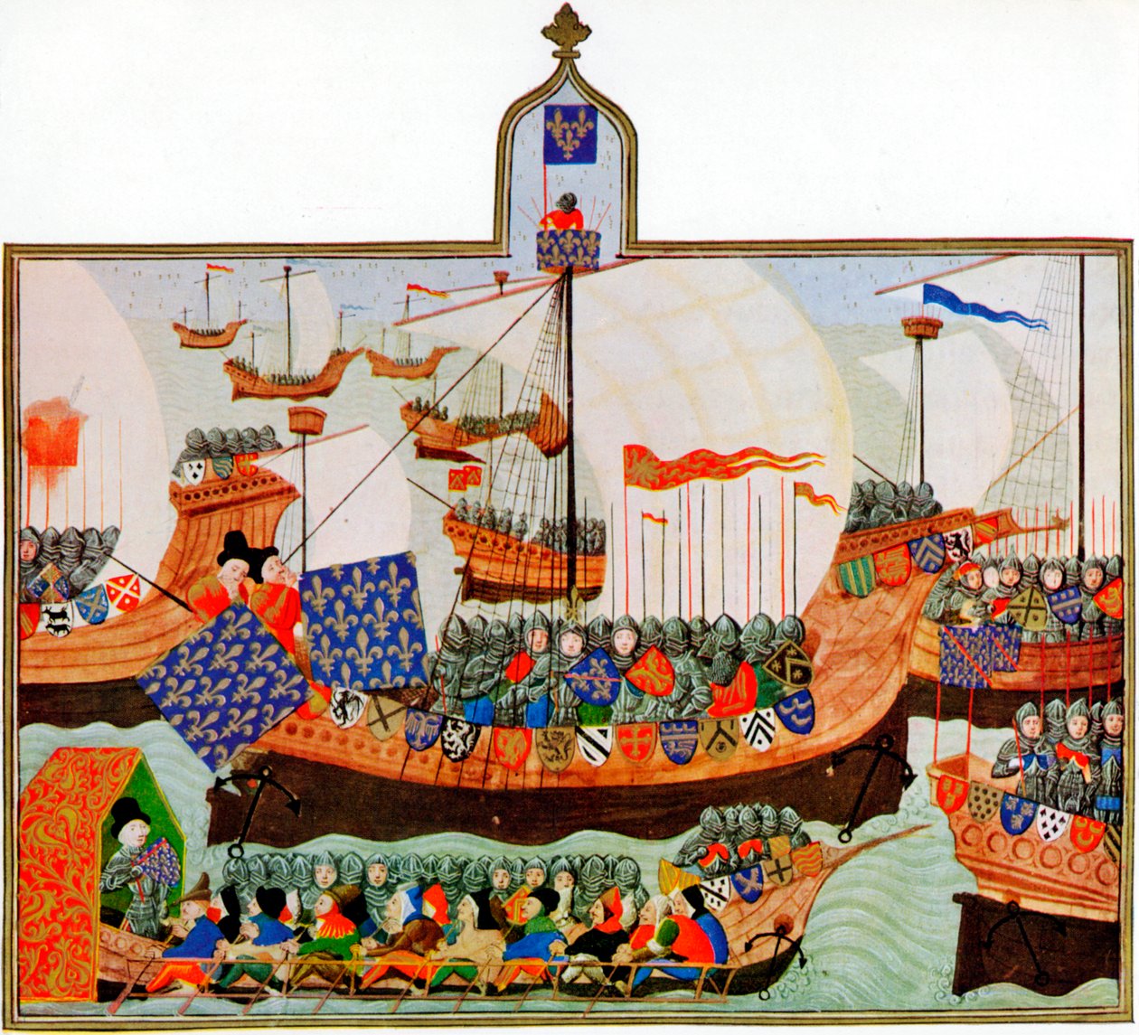 Expedição para enfrentar corsários africanos, 1390 de Unbekannt