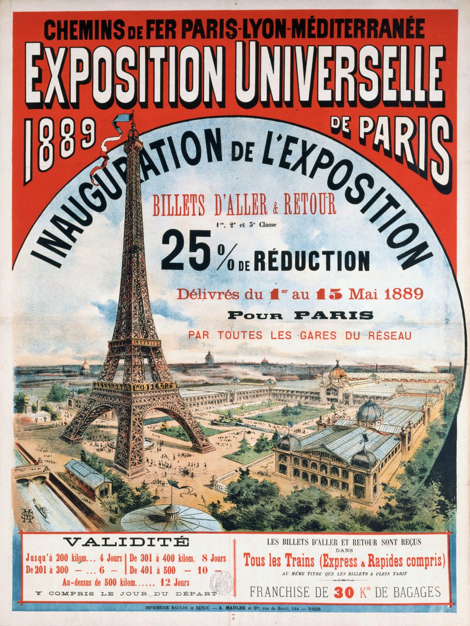Exposição Universal de 1889, 1889. de Unbekannt