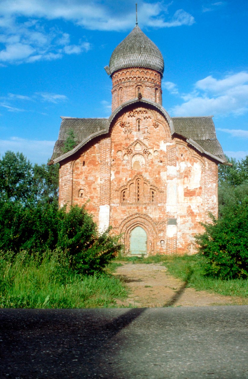 Exterior de uma igreja, Novgorod, Rússia de Unbekannt