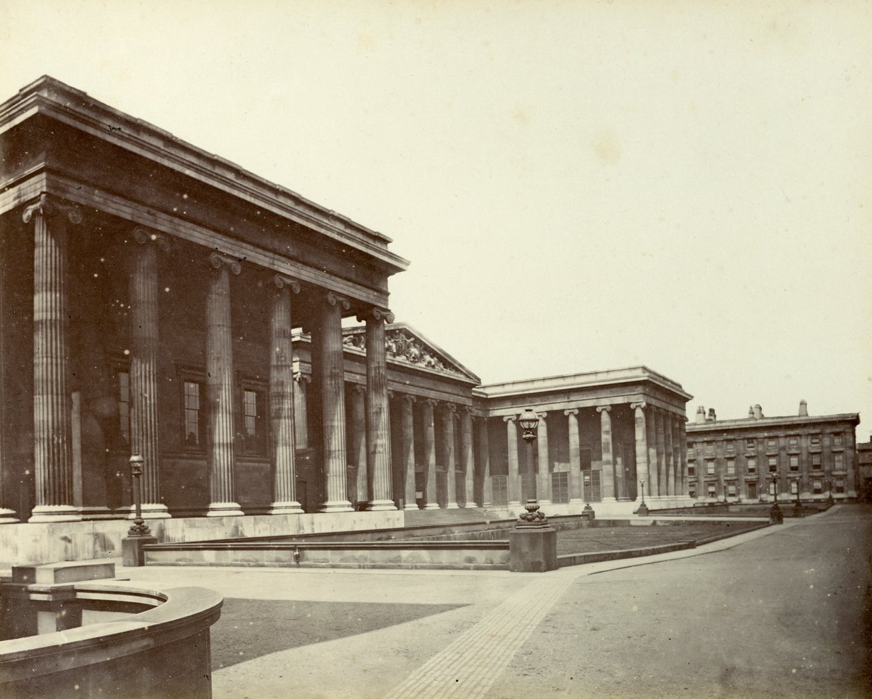 Exterior do Museu Britânico, Great Russell Street, Londres, 1887 de Unbekannt