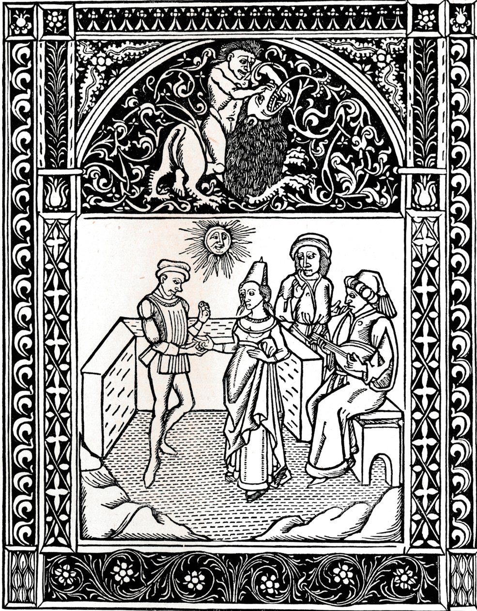 Fábula VIII: A mulher casada com um ladrão. Fábulas de Esopo, 1485, 1917 de Unbekannt