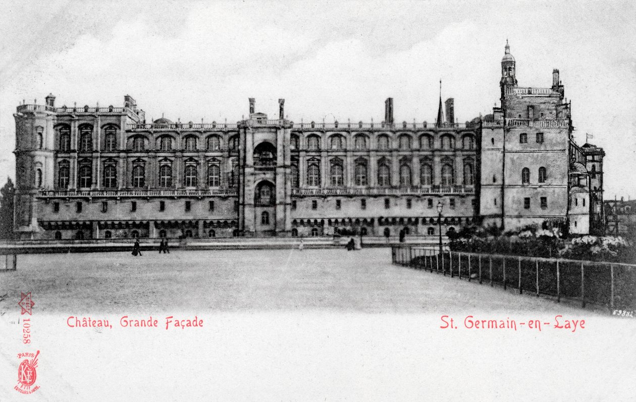 Fachada do Castelo de St Germain-en-Laye, França de Unbekannt