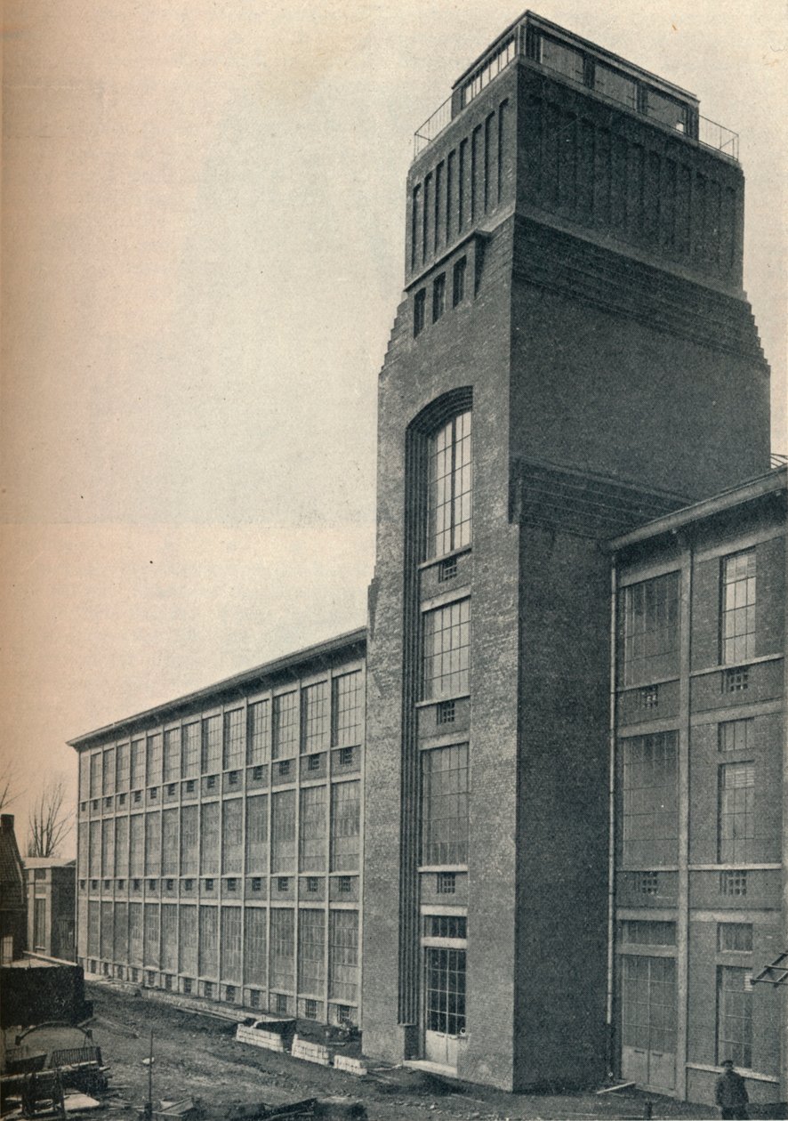 Fábrica dos Etablissements Nicolle, Wambrechies Nord, arquiteto, Andre Granet, c1928 de Unbekannt