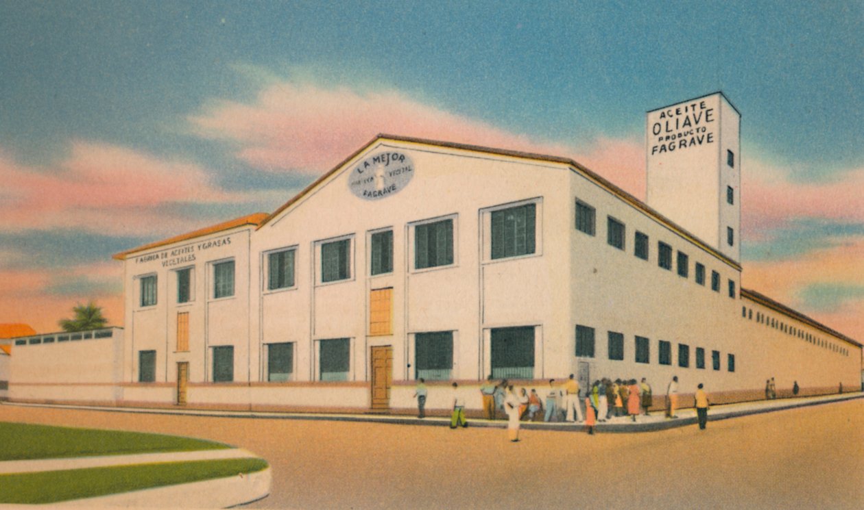 Fábrica de gorduras e óleos vegetais Fagrave, Barranquillac1940s de Unbekannt