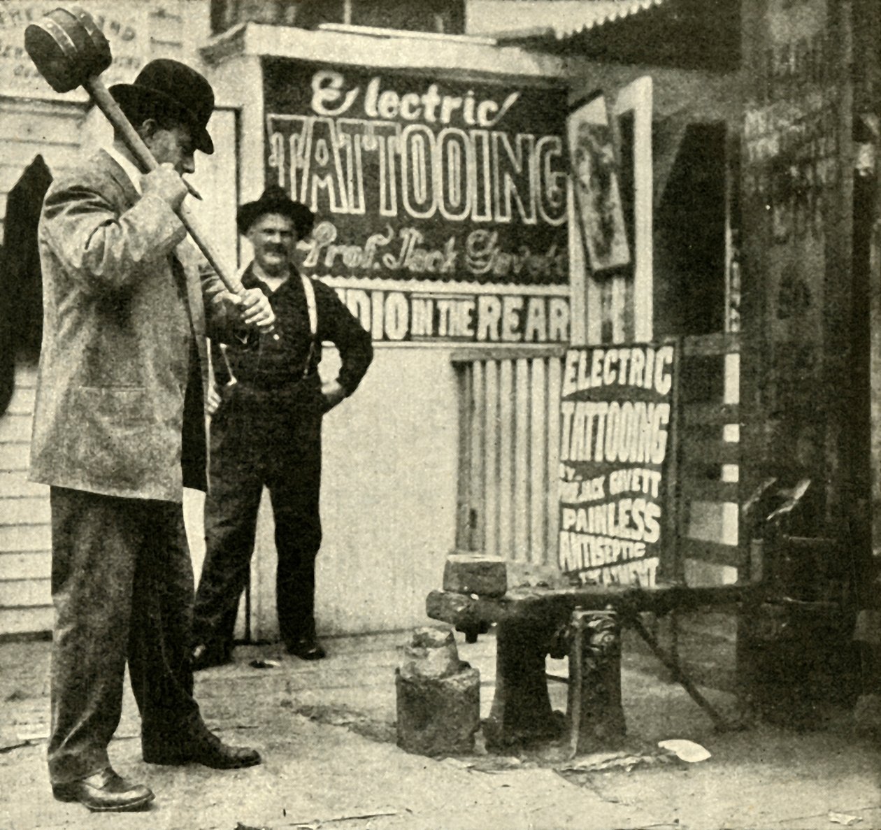 Atração do recinto de diversão, 1910. de Unbekannt