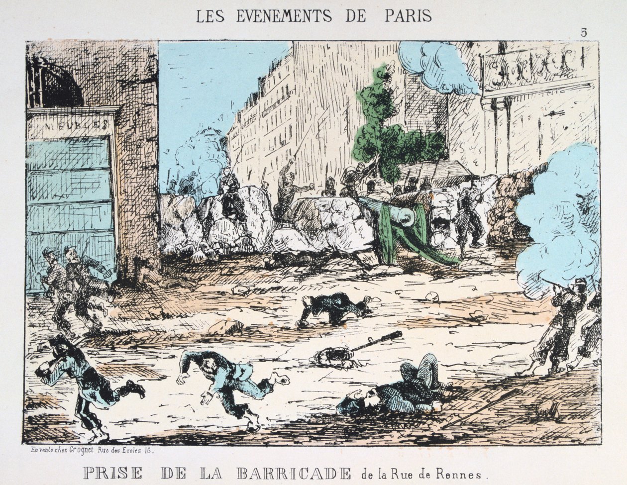 Queda da Comuna de Paris, 1871 de Unbekannt