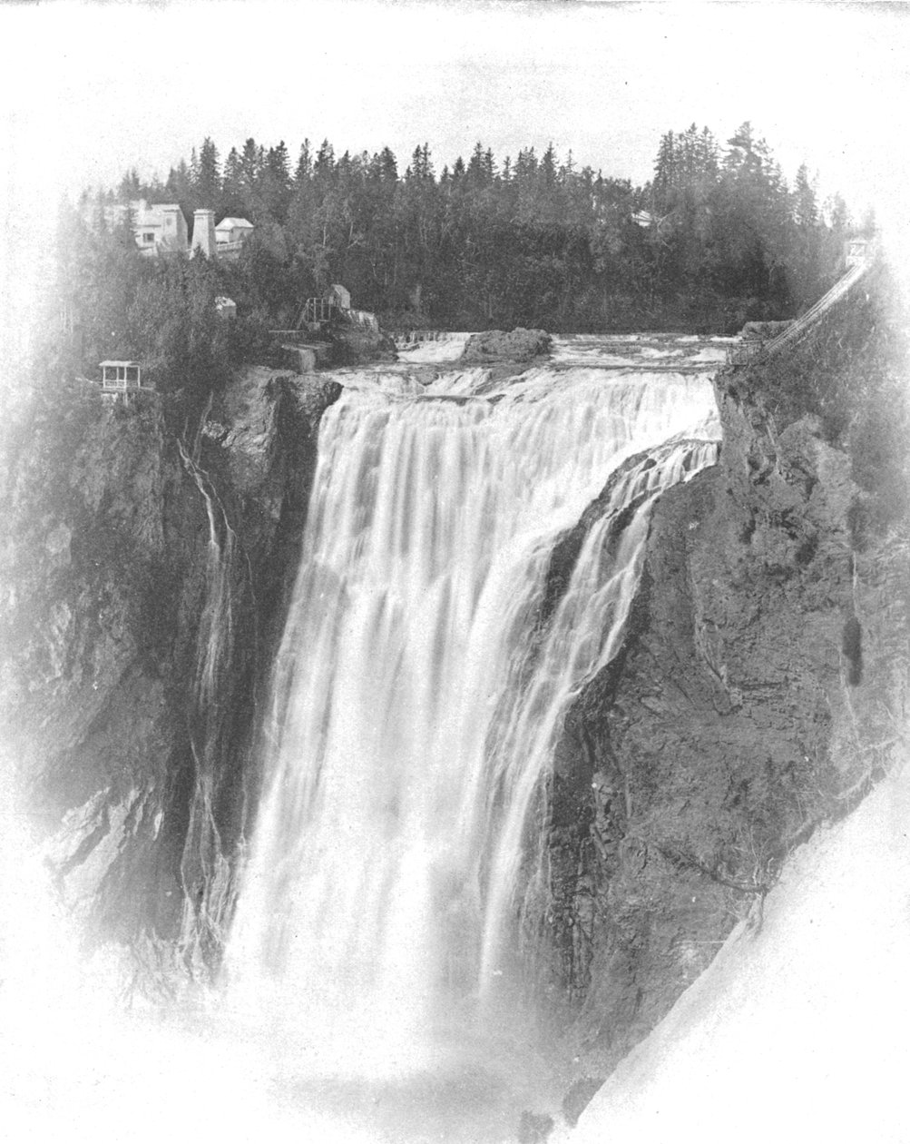 Cataratas de Montmorency, Quebec, Canadá, c1900. de Unbekannt