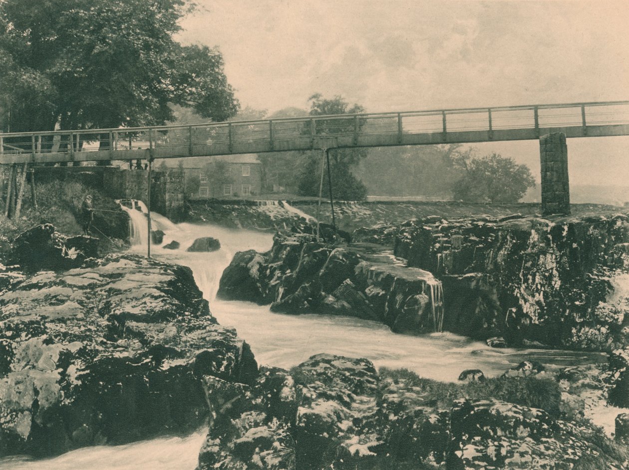 Cataratas do Wharfe, 1902 de Unbekannt