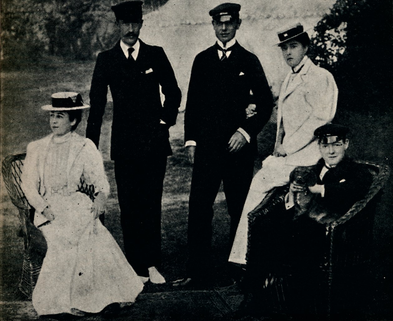 Grupo da família em Cowes, início dos anos 1890, 1945. de Unbekannt