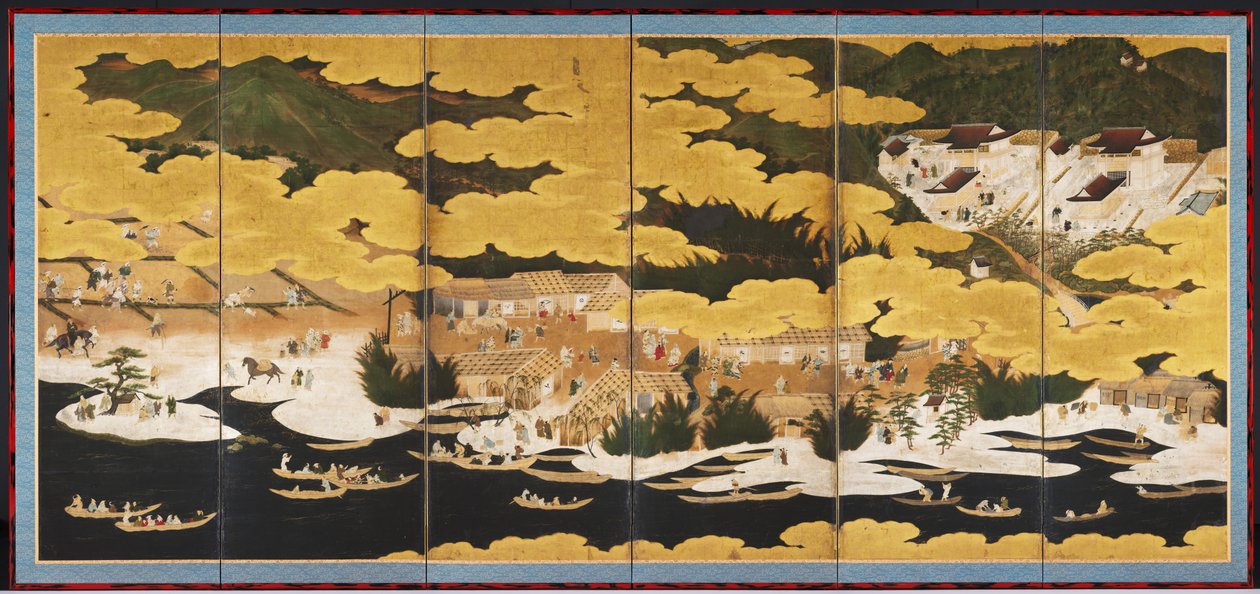 Vistas famosas de Omi, 1660s-90s. de Unbekannt