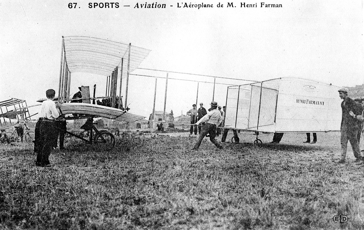 Biplano de Farman n.o 1, c1912 de Unbekannt
