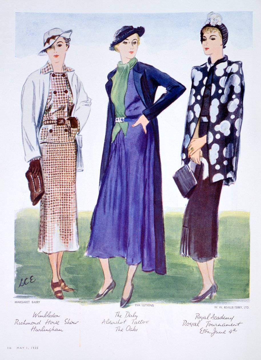 Ilustração de moda, 1935 de Unbekannt