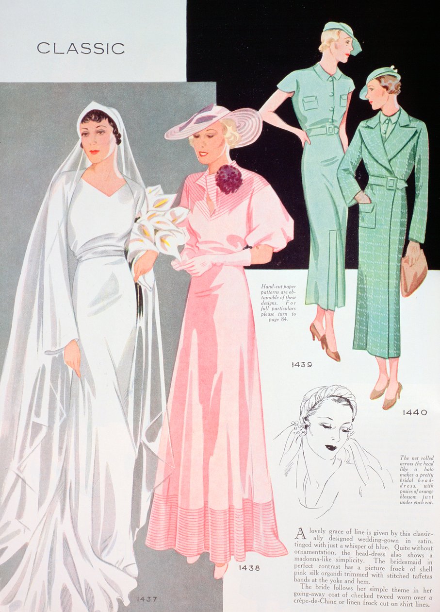 Ilustração de moda, 1935 de Unbekannt