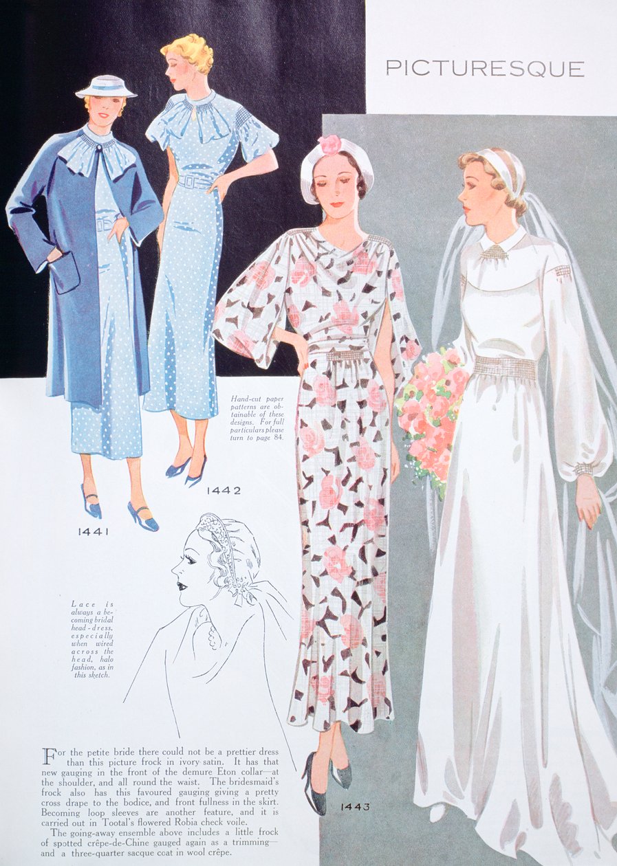 Ilustração de moda, 1935 de Unbekannt