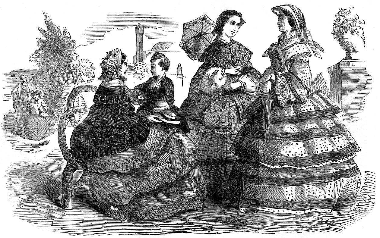 Modas para agosto de 1857 de Unbekannt