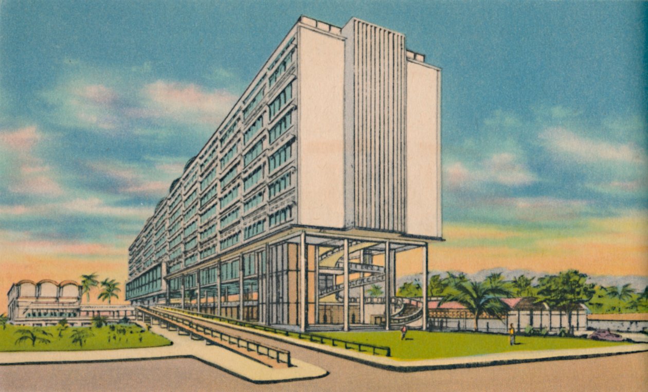 Edifício Federal no Centro Cívico, Barranquilla, c1940s de Unbekannt