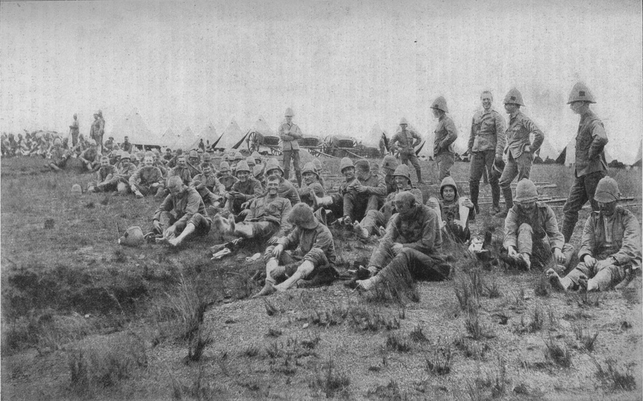 Inspeção de pés em Estcourt, 1902 de Unbekannt